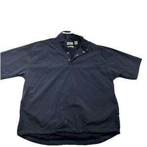Links Edition Men’s‎ Golf Short Sleeve Blue Pullover Water Resistant, Large
